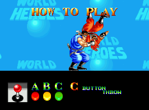World Heroes screenshot 9 for Neo Geo AES